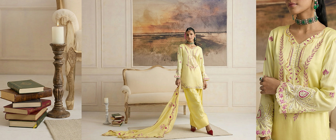 The Timeless Charm of the Yellow Dupatta: A Style Guide by Rinessa