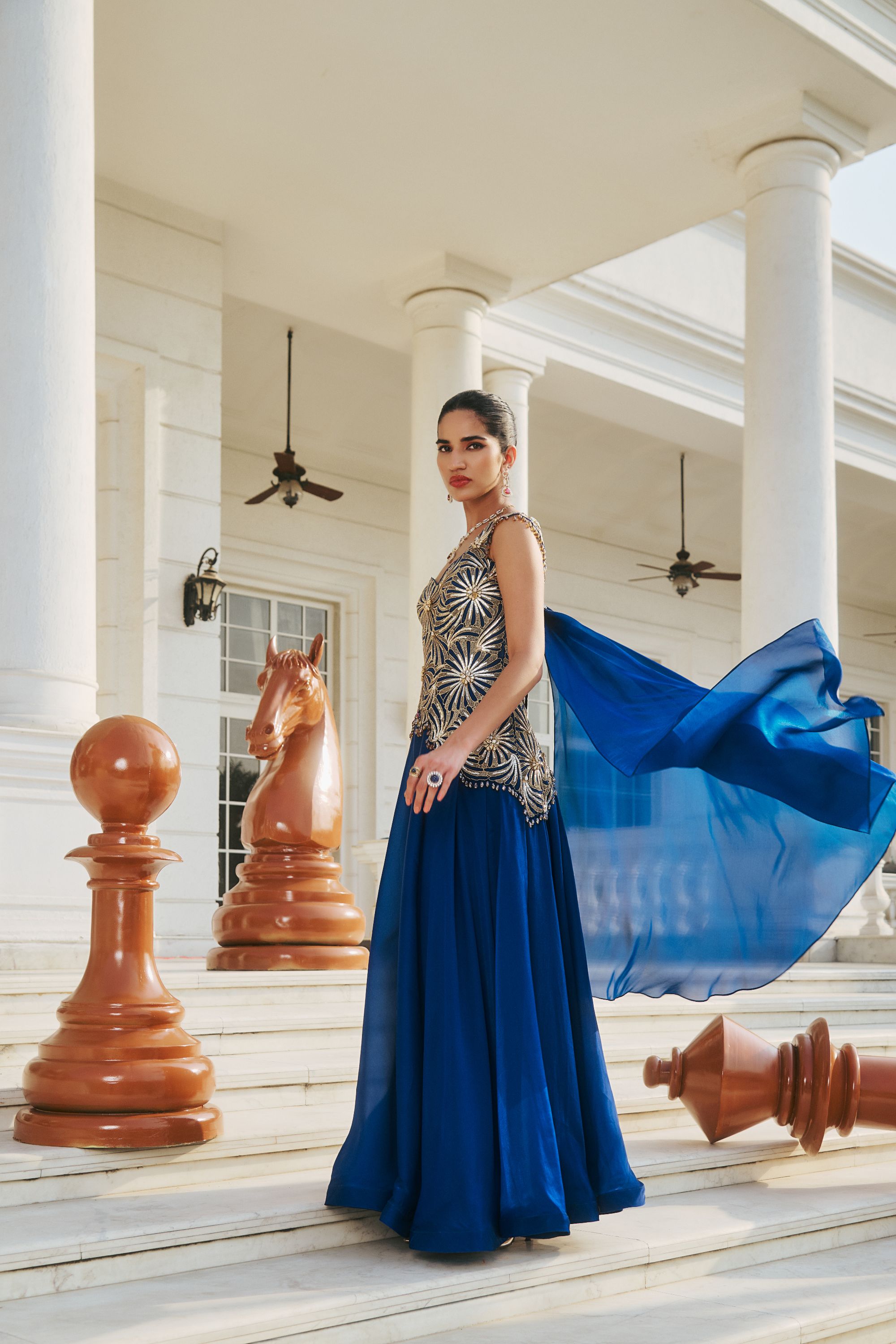 Hand Embelished Cocktail Dress