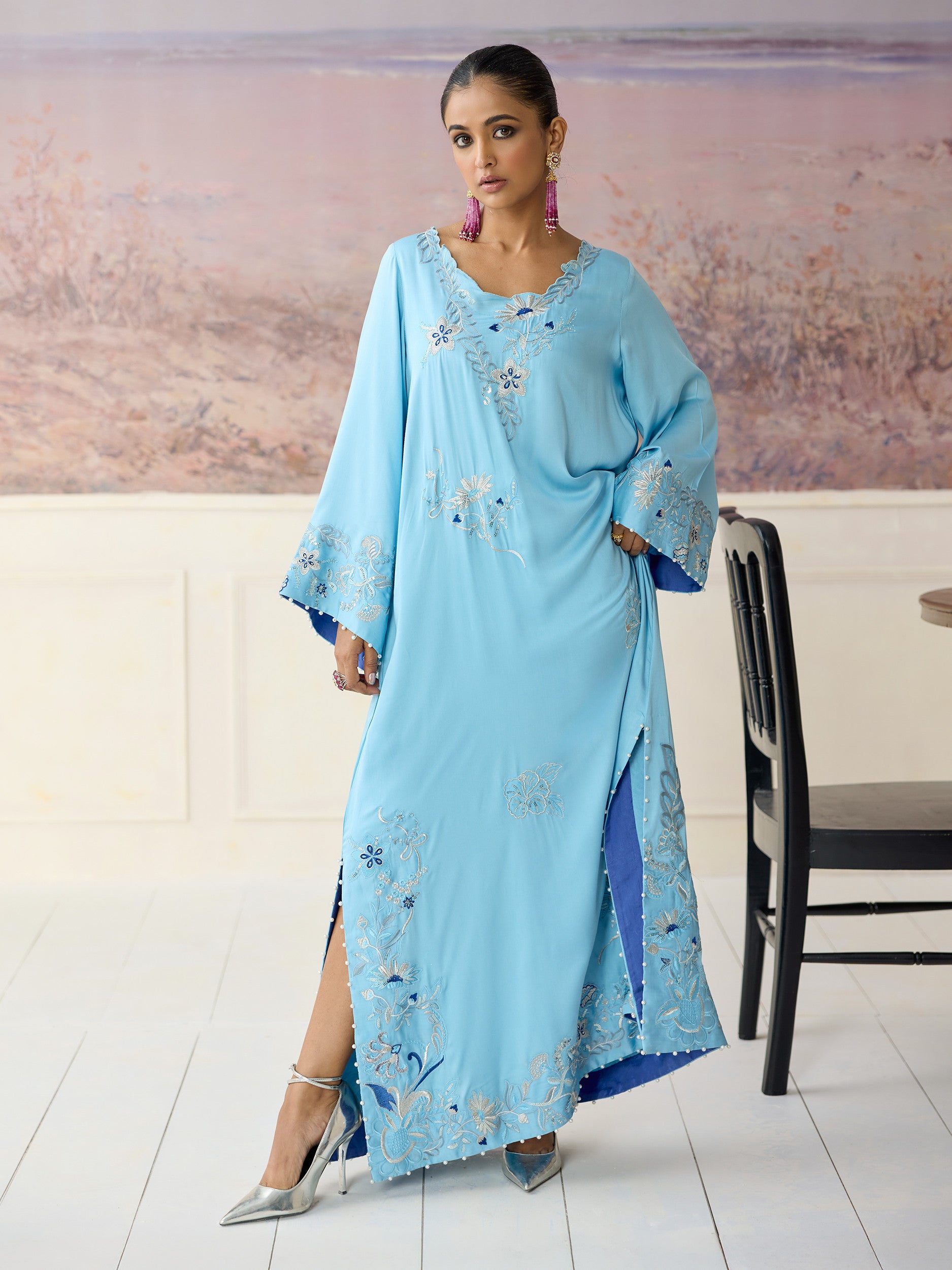 Kiara Kaftan – Sky Blue