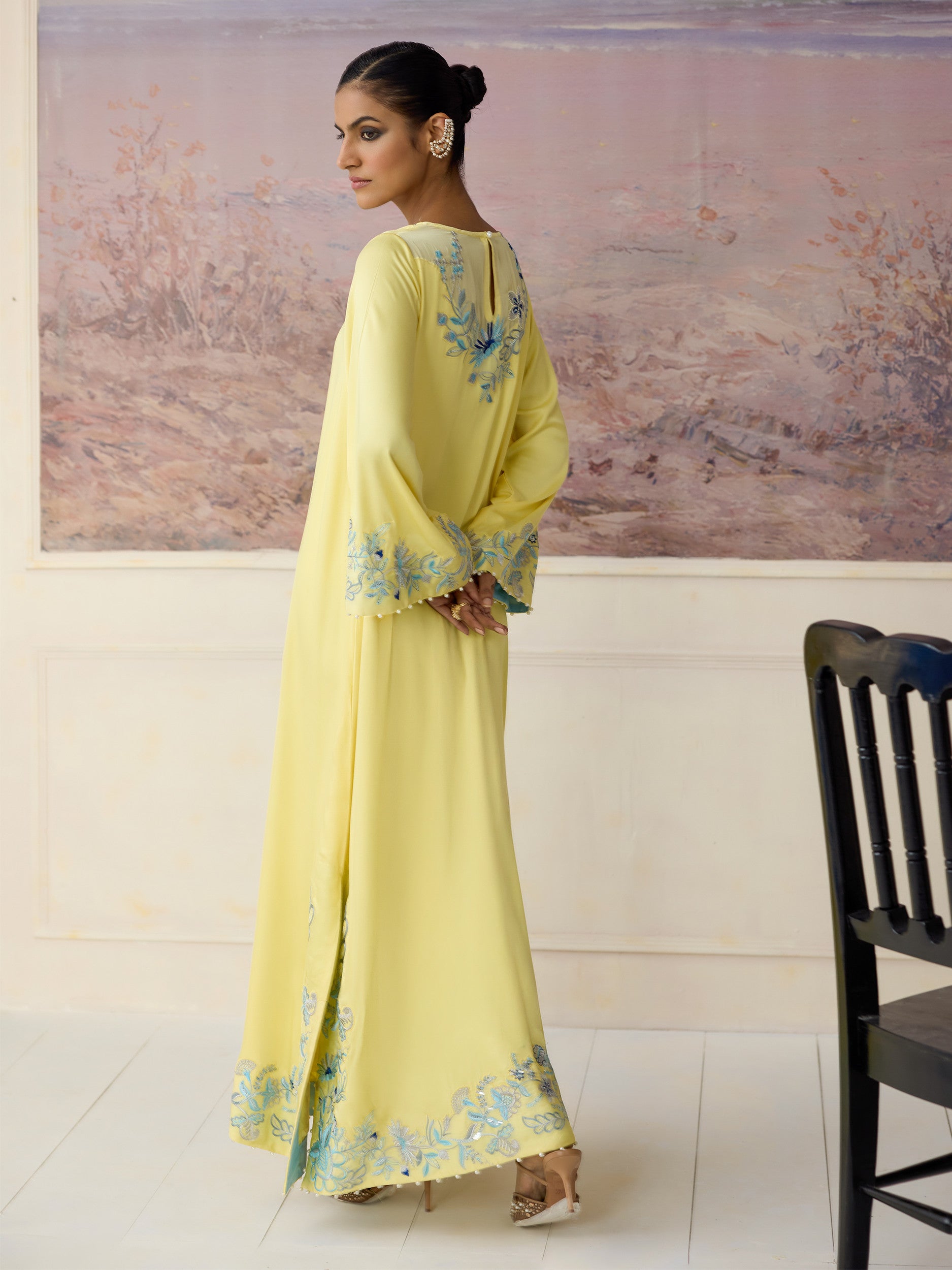 Kiara Kaftan – Butter Yellow