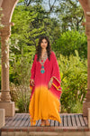 Hand Embelished Ombre Kaftan